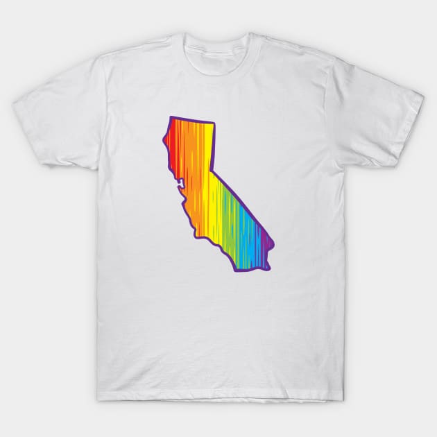 California Pride T-Shirt by Manfish Inc.